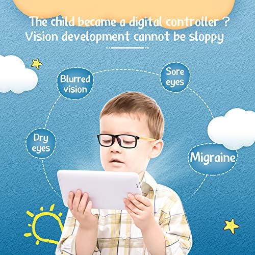Очила Stamen Blue Light за деца и юноши (момчета и момичета 12-14 години) - Защита от отблясъци, напрежение в очите и главоболие от