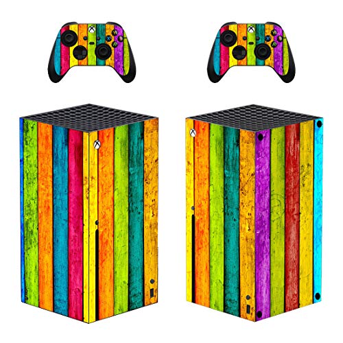 многоцветен Набор от Скинове Xbox Series X, Пълни Лицеви Панели, Кожата Конзола и контролер, Етикети-прозорец винетка от FELIPE SEIJI