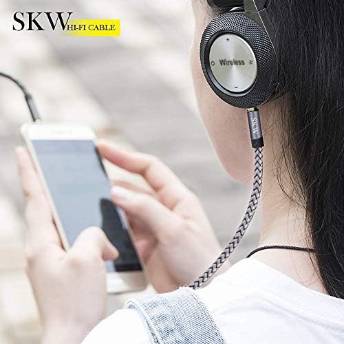 Кабел SKW Aux за кола, 3,5-3.5 мм Aux Кабел / Кабел аудиоразъема / Кабел за слушалки за iPhone, iPod, iPad, Echo Dot, Sony