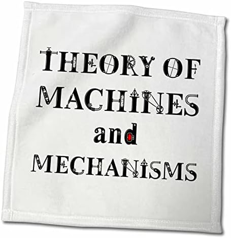 3 Нанесете текст Теория на машините и механизмите декоративен начин на бели чаршафи (twl-286097-3)
