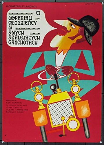Монте Карло Или Катастрофа! (1969) на Оригиналния полски Плакат към филма 22x32 на руло, Много добро състояние, изготвяне на