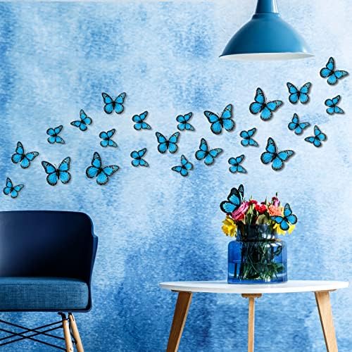 Пролетно-Лятна Декорация във формата на пеперуда-Монарх, 3 Размера, Изкуствени Пеперуди, Реалистични пеперуди, Занаяти, Изкуствена Пеперуда,