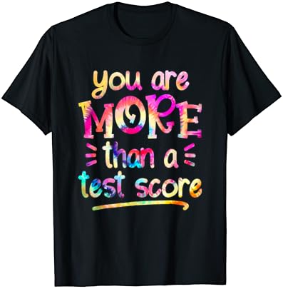 Ти си Повече От Тестовия Резултат, Риза Вратовръзка Боядисват За Учител В Деня на изпитване
