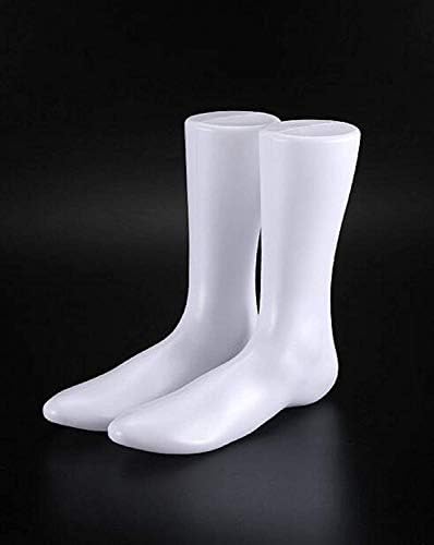 Мъжки чорап CHENGYIDA За демонстрация на стъпалото на Манекена (Бял цвят, 1 чифт)
