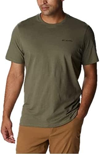 Мъжка тениска с къс ръкав Columbia Rockaway River Back с графичен модел на гърба
