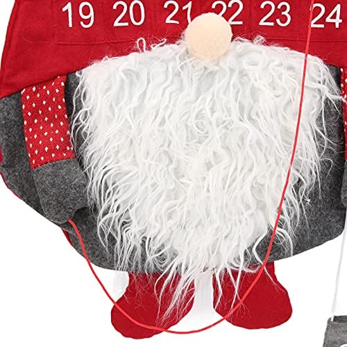Календар Ентусиасти Сладък Външен Вид На Дядо Коледа Красива Практично Изключителна Изработка Коледен За Обратно Отброяване