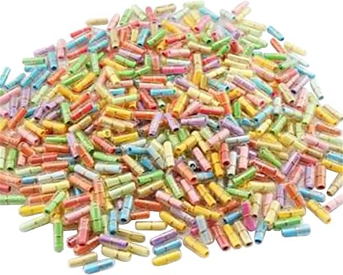 100 Прекрасни Прозрачни Пластмасови Бутилки под формата на Таблетки с Посланието, Мини Капсули, Бутилка с Пожелания за Любов и Приятелство,