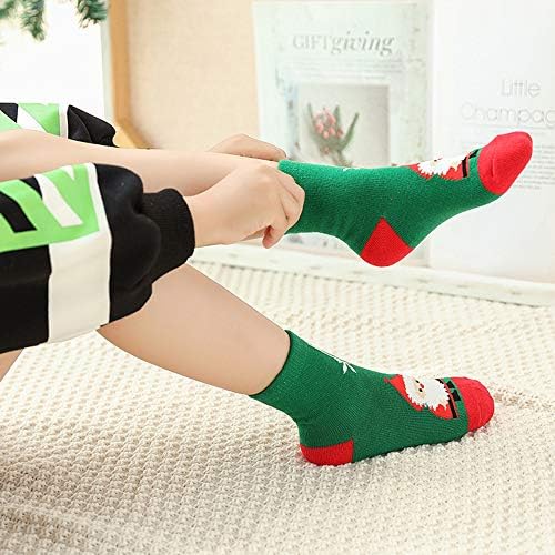 5 Опаковки На Детски Коледни Чорапи За Момичета И Момчета, За Деца, За Възрастни, Семейни Коледни Чорапи Памучни