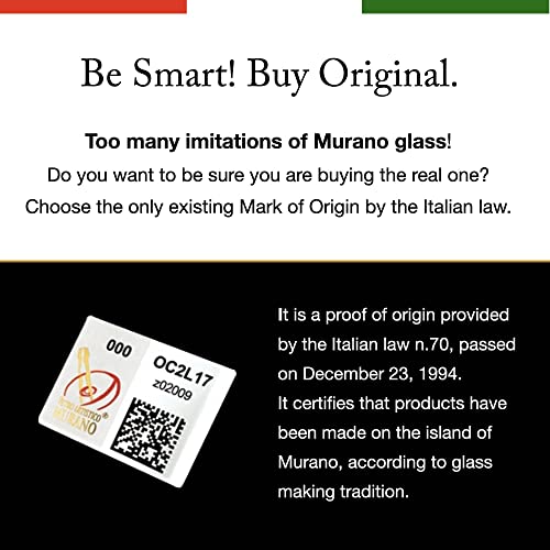 Муранское стъкло, Шест Чаши за Коктейли, изделия от Стъкло, ръчно изработени Произведения на изкуството от Бластване стъкло, YourMurano