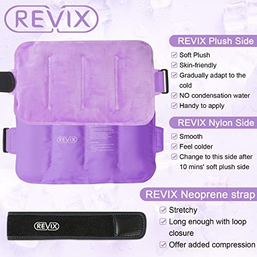 REVIX Пакет с лед на коляното при травми за Еднократна употреба и REVIX Пакети с лед е за наранявания е за Еднократна употреба Гел