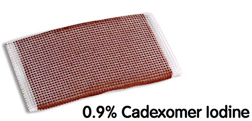 Уплътнение за рани от йодофлекса 5 X 5 г (0,9% Кадексомерного йод) 5 /Bx
