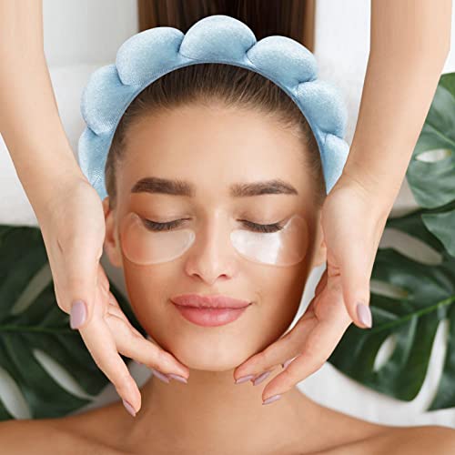 Спа превръзка WEESMILE за измиване на лицето | Превръзки за грим за жените - Кадифе плат на Превръзка за грижа за кожата | Спа