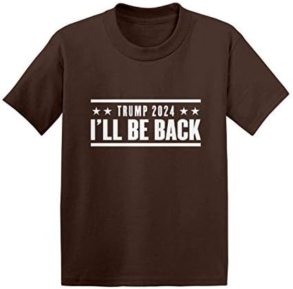 Тениска от памук Джърси Haase Unlimited Тръмп MAGA 45 President - Vote за бебета/малки Деца