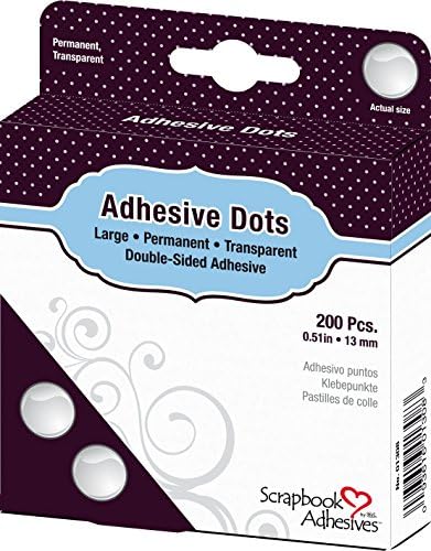 Лепила за Албуми by 3Л 01308 Adhesive Dots - Големи Постоянни Големите точки