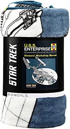 Мек вълнен плат каре Bioworld Star Trek: Ръководство за експлоатация на кораба, U. S. S. Enterprise