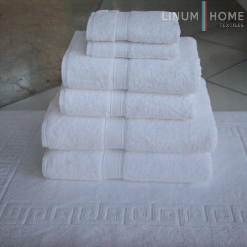 Linum Home Textiles Luxury Hotel Collection Турски Памук Упорит Комбиниран Комплект Кърпи от 7 части