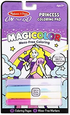 Бележник-оцветяване на Melissa & Doug On the Go Magicolor - Принцеса (18 страници)