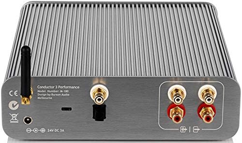 Burson Audio Conductor - Висока производителност Усилвател за слушалки с USB-DAC, 4 W, Космически Сив