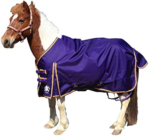 Кърпи за коне TEKE Classic Turnout, 600D Водоустойчива и дишаща кърпи за грижа за конете без пълнител (51 -87, включително миниатюрен