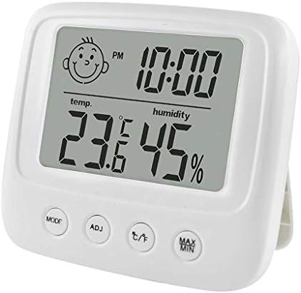 WODMB Термометър Цифров LCD дисплей за помещения Удобен Сензор за Температура, Влага Термометър, Влагомер, Сензор за помещения