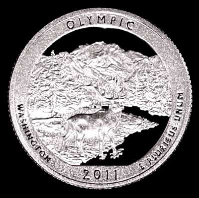 2011 Монетен двор на Съединените Щати на Америка the Beautiful Quarters Silver Proof Set™ (SV5)