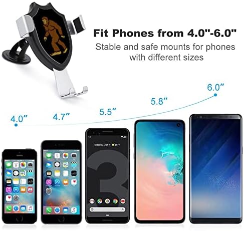 Определяне на телефон Bigfoot за Кола Универсален Държач за Мобилен телефон Вентилационно за Монтиране на таблото, Предното стъкло е Подходяща