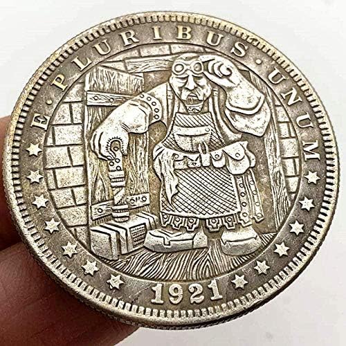 1921 г-Н Скитащи Блуждающая Монети Старинни Медни и Сребърен Медал COPYSouvenir Новост Монета, Монета за Подарък