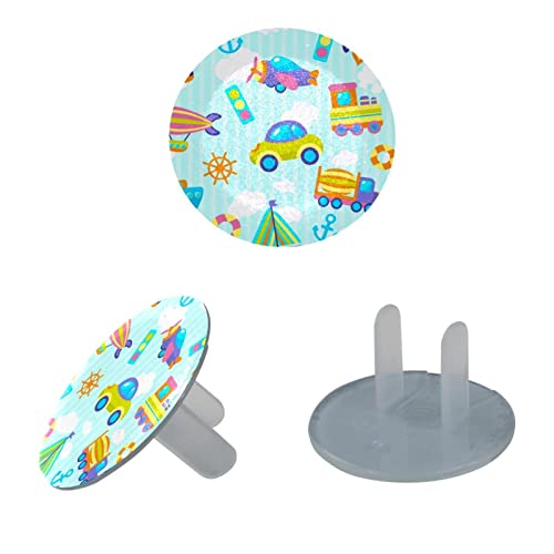 Капачки на контакти LAIYUHUA За защита от деца (на 12 и 24 опаковки), Устойчива защита на електрически щепсел | Пластмасови