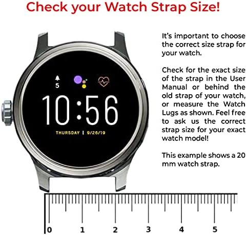 Быстросъемный каишка за часовник ONE ECHELON, съвместим със сменен каишка от метална мрежа Huawei GT Runner Steel, опаковка