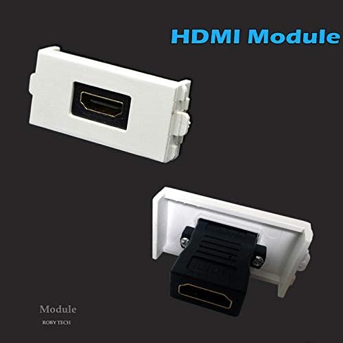 RJ11 + RJ11 + HDMI Cat3 PSTN Телефонни модули Keystone Мултимедийна Информация Стенни Панела на Кутията Монтиране на стена Предна Панел,