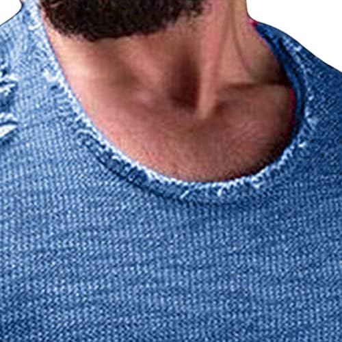 Мъжки Ежедневни Ризи с Къси ръкави и Извит Подолом под формата на Дълъг Раковина, Еластичен Тънък Топ с кръгло деколте