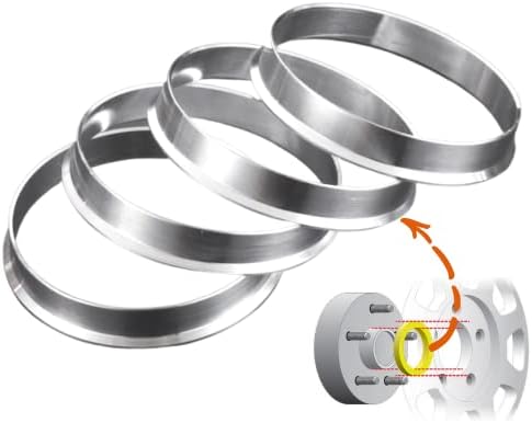 Центрические пръстени на главината Laicarvor от 110 до 106 от алуминиева сплав OD = 110 мм ID = 106 мм на Брой (4)