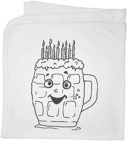 Памучни Бебешки одеяла /Шал Azeeda Birthday Beer (BY00027696)