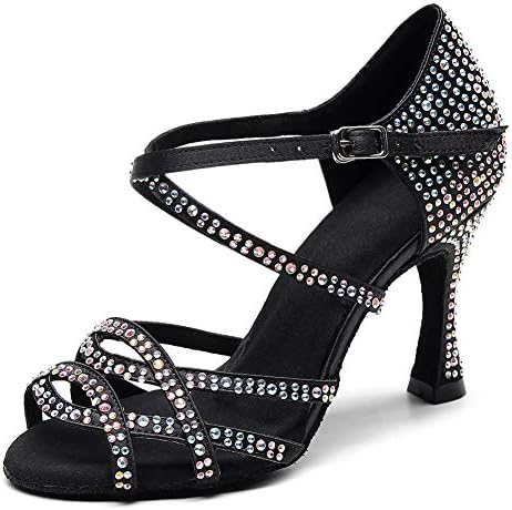 Женски обувки за латино танци GANG, професионални обувки за танци балната зала, сватбени обувки за танци с кристали, танци, обувки за Салса