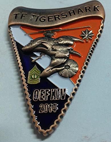 1-229-аз Командване монета ARB TIGERSHARKS TF Tigershark OEF под формата на акульего на Зъба във формата на монети Повикване