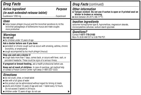 Curist Гвайфенезин 600 mg (200 грама) и Гвайфенезин 1200 мг (150 гр) на Хапчета с пролонгированным освобождаване на Максимална крепост