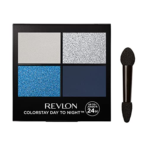 Revlon ColorStay Day to Night Eyeshadow Quad, Палитра сенки за продължително действие с преходни цветове и мазна и мекота на