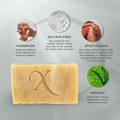 Естественият сапун Xotics - Барове сапун за цялото тяло Sweet Katya с етерични масла | Просто ръчно изработени сапун за мъже