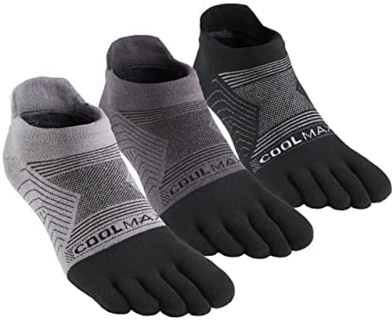 Чорапи Coolmax с пръсти, за жени и мъже, Без показване, С Ниско деколте, Високоефективни Чорапи за Бягане на 5 пръста, Спортни, Влагоотводящие,