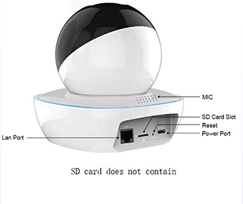 Интелигентна камера за сигурност SHANGYAN, следи бебето 1080P с възможност за завъртане на 360 °, двупосочна аудио функция за нощно виждане