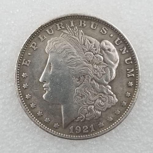 Kocreat Копие от 1921 Година-Сребърна Монета С Медна покритие-Точно Копие на Старата Оригинална Сувенирни монети на САЩ До