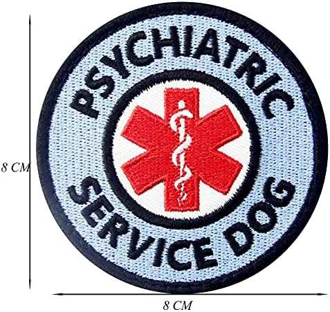 Медицинска тревожност се Вижда не всички недостатъци на Кучето Психиатрична служба, Жилетки / Колан с Бродирани емблема, Закопчалката
