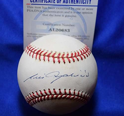 Луис Апарисио PSA ДНК Coa Автограф Подписан от Американската Лига на OAL Бейзбол