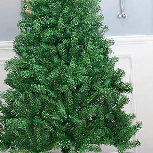 магазини Празнична Коледна елха 3,9 Фута Изкуствена Коледна елха в Зелен цвят с метална поставка, лесна за сглобяване многократна употреба