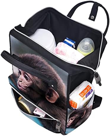 Чанта за Памперси Маймуна Чанта за Грижи За Животните Чанта За Смяна на Пелени