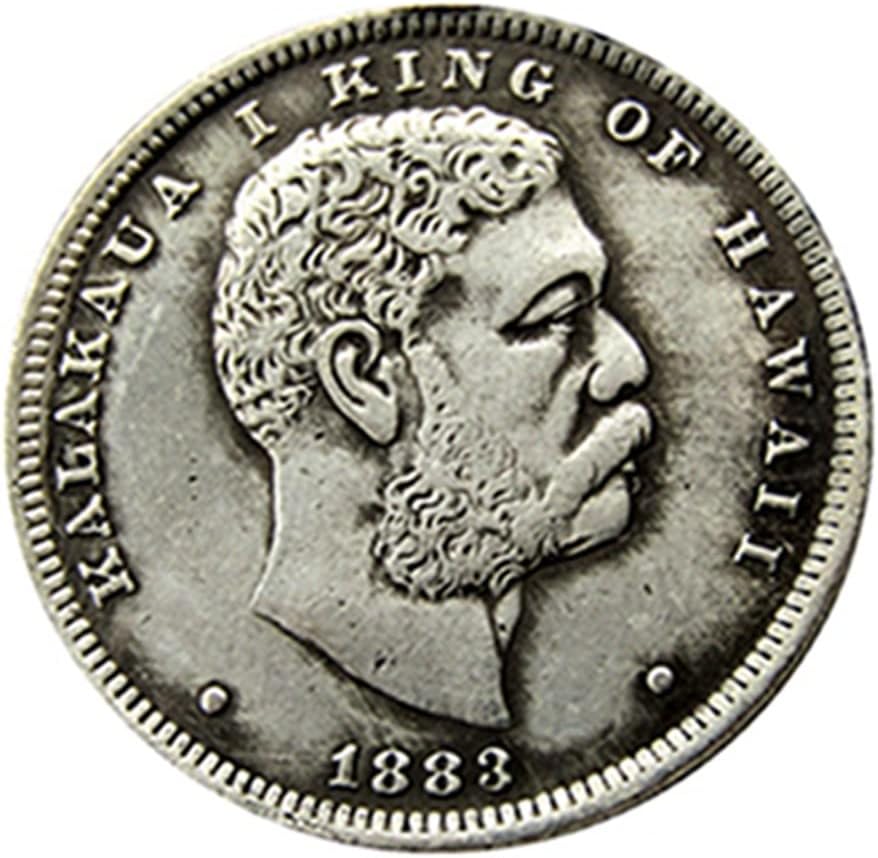 Възпоменателна монета в полдоллара САЩ 1883 Г. в Чуждестранна Репродукции Със Сребърно покритие Източник