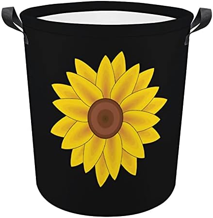 Кошница за дрехи Sunflower Кошница За Съхранение на Бельо Кошници С Удобни Дръжки За Носене Играчки Органайзер За Дрехи