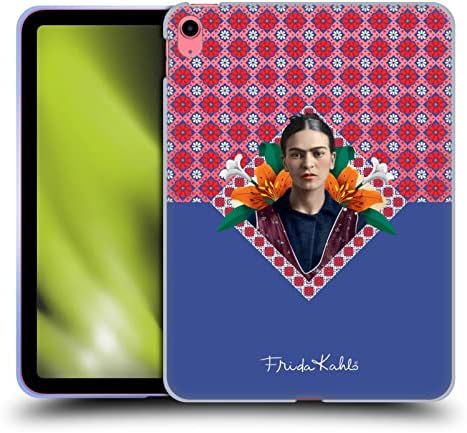 Дизайн на своята практика за главата Официално Лицензиран Damian Kahlo Lilies Portrait 2 Мек Гелевый калъф е Съвместим с Apple