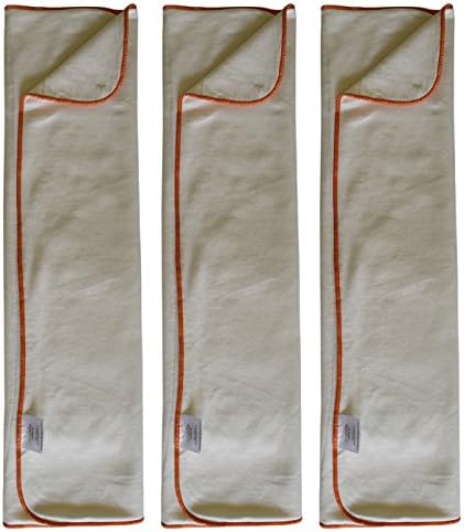 Екологични 3 опаковки бамбук Памучни накладки за Пелени от плат при Инконтиненция на Урината за младежи /Юноши / възрастни (3 опаковки,