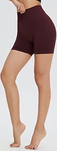 Дамски безшевни къси панталони за фитнес зала с контрол на корема Ukaste - 5 , Байкерские Шорти с висока талия, Подтягивающие задните